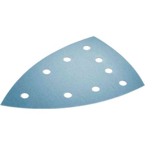 Festool – Lot de 50 abrasifs triangulaires 150x100 mm – Granat 80/150 – Pour ponçage de laques modernes et matériaux durs