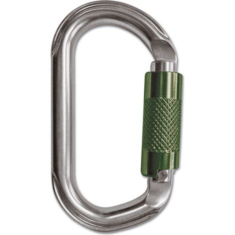 Mousqueton aluminium double action
