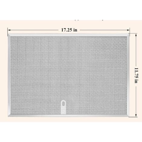 Filtre à graisse pour hotte de cuisine, filtre en aluminium BPS1FA36 438x298mm, filtre lavable haute efficacité, kit de remplacement d'accessoire pour hotte de cuisine.