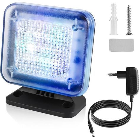 Simulateur TV LED: 1 Ensemble Simulation Lumineuse Protection Contre Les Cambriolages, TV Factice pour La Sécurité Domiciliaire, Idéal pour Salon, Chambre (85mm35mm90mm) (1/5)