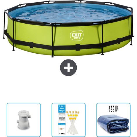 Exit-toys Piscina Exit Rotonda - 360x76 cm - 4-pezzi SCB86