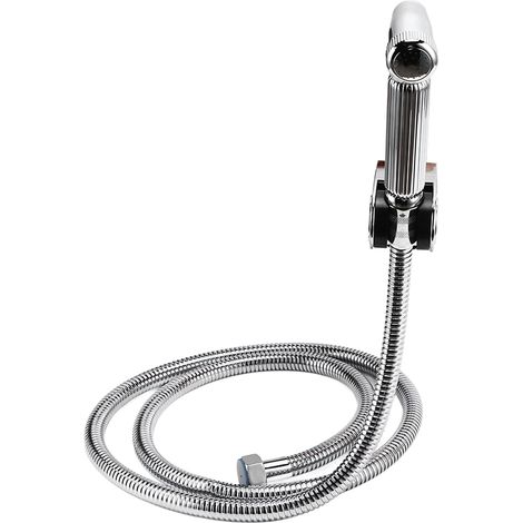 Pommeau de Douche RV avec Flexible 1,5m, Filetage Femelle G1/2, Cuivre Étanche pour Camping-car, Bateau, Salle de Bains (1/5)