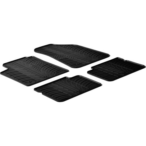 Set tappeti su misura in gomma - compatibile per  Fiat Bravo (02/0711/15) -  Lancia Delta (06/0806/15)