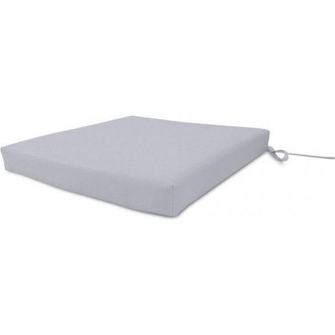 Dessus de chaise outdoor imperméabilisé 40X40x5 cm ALIX gris, par Soleil d'ocre
