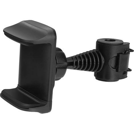 Support de téléphone pour siège arrière de voiture, rotation réglable à 360°, crochets de rangement, compatible avec iPhone, Galaxy et Huawei (1/5)