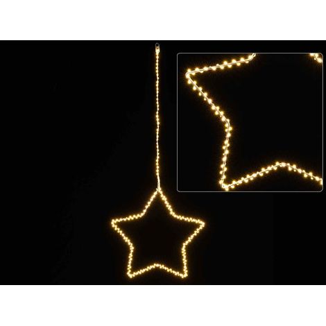 Stella Natalizia luminosa da appendere con 225 luci Led per interni ed esterni (1/4)