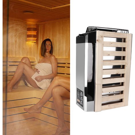 Poêle de sauna en acier inoxydable de 3 kW, à commande interne 110 V (1/5)