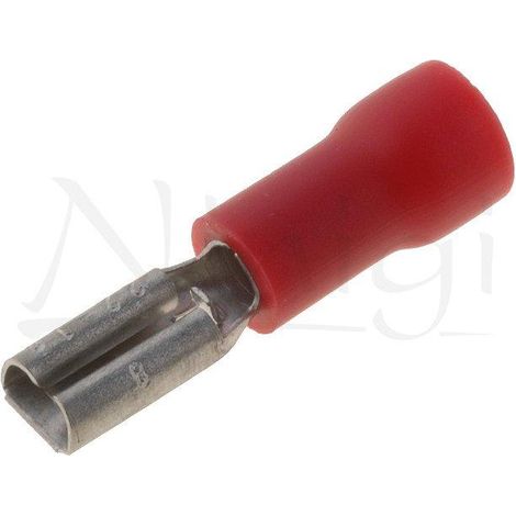 Faston femmina 2,8 mm preisolato rosso St-001/r