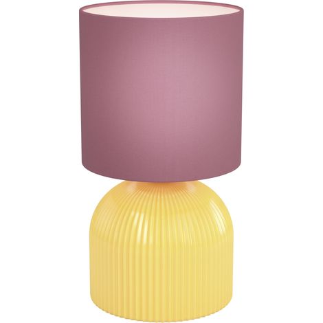 Eglo Tischleuchte Rocosso E14 Ø14 cm orange/bordeaux Lampen (1/3)
