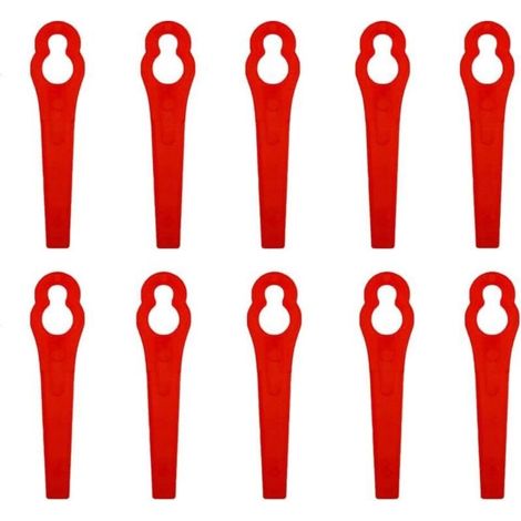Lot de 100 lames rechange pour coupe-bordure en plastique, accessoires coupe-bordures, plastique (C) - (1/4)