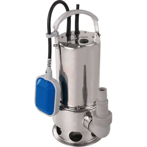 ELETTROPOMPA SOMMERGIBILE INOX 1100 watt - 16500 litri/h - Hmax 10,5 m