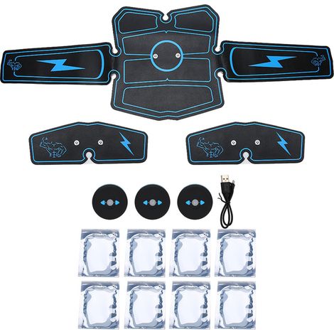 Lot intelligent pulsé abdominaux patch entraînement musculaire bras jambe stimulateur fitness équipement (1/5)