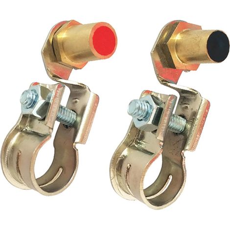 Lot de 2 bornes de batterie de voiture - Accessoires de voiture (1/4)