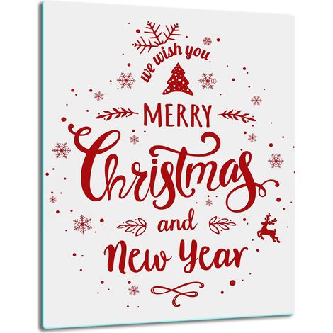 GLASPLATTE TISCHPLATTE 40x52 WEIHNACHTEN (1/5)