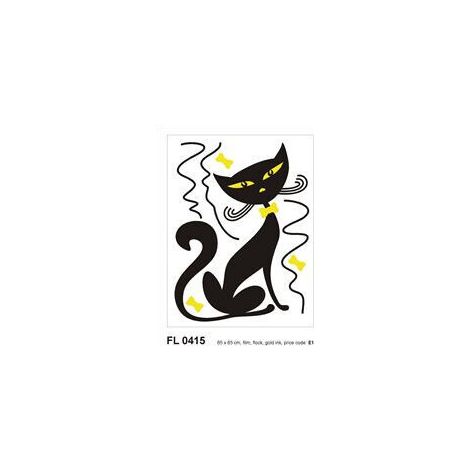 Stickers Animaux - Chat - 1 planche 65 x 85 cm (1/4)