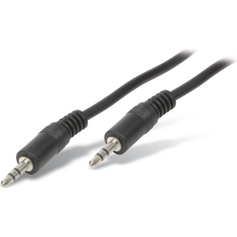 LOGILINK Klinkenkabel CA1053, 10 m, 2x Stecker 3,5 mm, stereo, schwarz