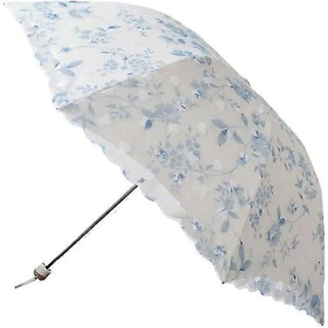 Parasol pliable en dentelle, protection solaire UV, imperméable et résistant à la pluie, adapté au soleil et à la pluie, compact et léger pour les voyages.-AquaForge (1/5)