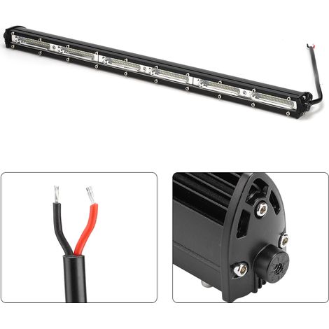 Phare de travail LED 60W 180W Universel pour Voiture Bateau Barre 60LED Feu de Route Accessoire (1/5)