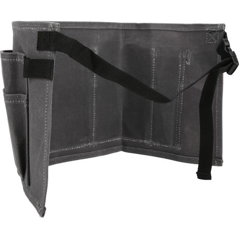 Sac à outils étanche en toile cirée avec plusieurs compartiments pour le jardinage et le travail du bois (1/5)