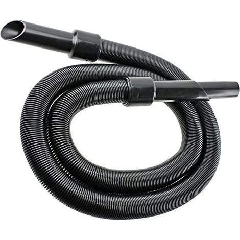 1 - Saugschlauch - Zubehöradapter - 6 m flexible Verlängerung - Kompatibel mit 32-mm-Staubsaugern - Schwarz - 600 cm (1/4)