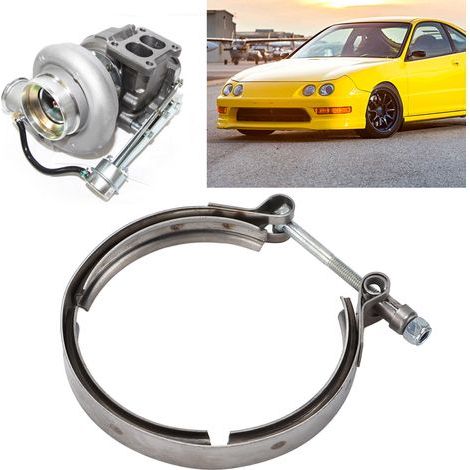 Collier de Bride en V en Acier Inoxydable pour Turbo Cummins HX40, Pièce de Rechange pour Échappement et Turbocompresseur (1/5)