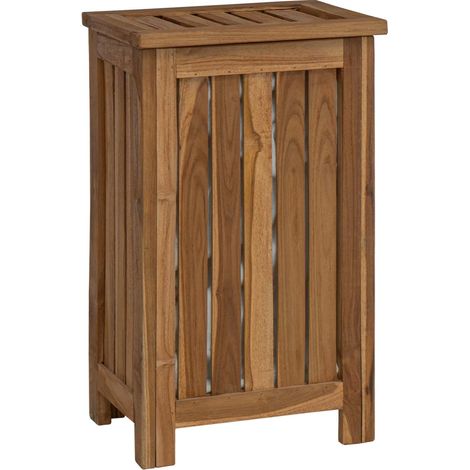 Cesta de Lavandería Natural 35 x 25 x 60 cm vidaXL