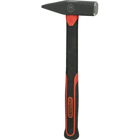 KS TOOLS Marteau de mécanicien manche fibre, 400g ( 142.1402 ) (1/4)