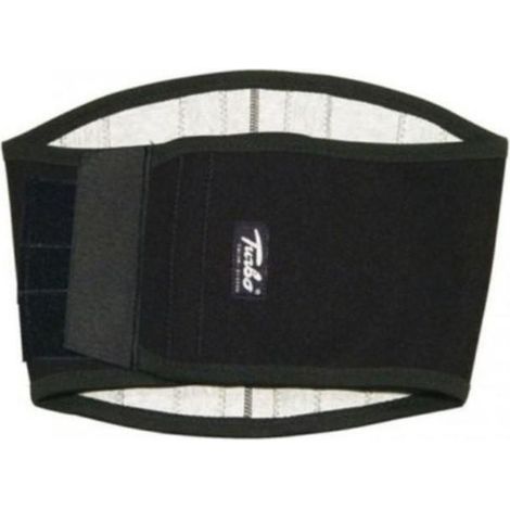faja lumbar plus. 70% caucho, 15% poliamida, 15% algodón. velcro ajustable talla xl