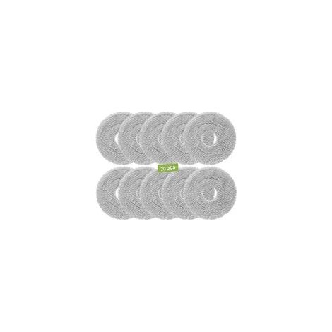20 piezas de repuestos de mopas para Dreame L10s Ultra Gen 3/Gen 2/L10s Pro Ultra Heat/X40/X50 Ultra Complete/L10s/L40/X30, para ECOVACS T50 Pro Omni Gen2/T50 Omni, para Roborock QV 35A/Qrevo S5V (1/5)