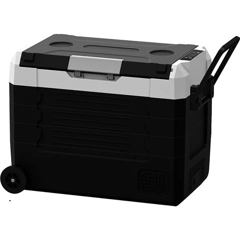 Congélateur de voiture, design portable, fonctionnement à double tension, 55L (1/2)