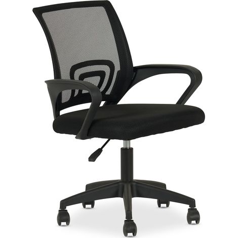 Chaise de bureau ergonomique JAKE Noir (1/5)