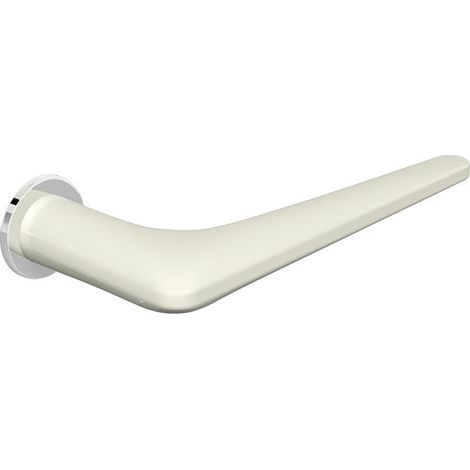 Paire de poignées de porte polyamide 99m-XA avec mini poignée rosace, axe carré 8 mm