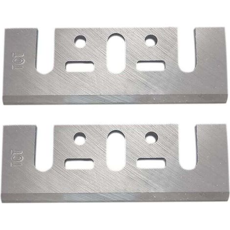 Lames de raboteuse en carbure TCT de 3-1/4 pouces 82 mm de remplacement pour Makita N1900B, KP0810, XPK01, DeWalt D26676, DW6655, Ryobi et la plupart des raboteuses portatives