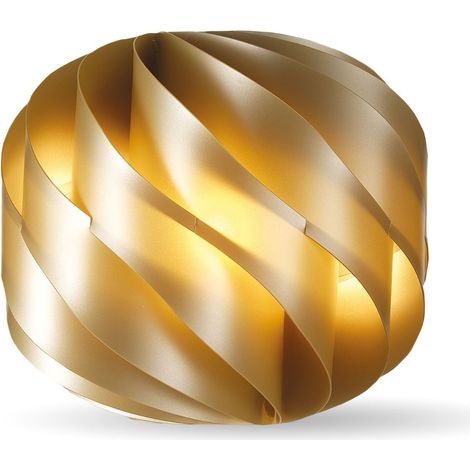 Neu Gold Tischlampe Cm. 25 x 23 Std (1/2)