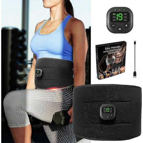 EMS-Fitnessgürtel zur Kräftigung der Bauchmuskulatur, wiederaufladbarer elektrischer Stimulator - AquaForge (1/5)