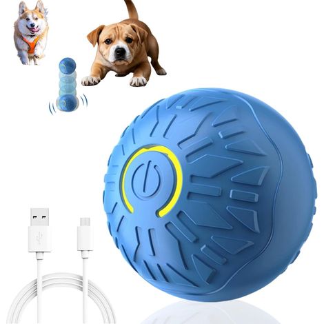 Jouets interactifs pour chiens, jouets à balle roulante automatique activés par le mouvement continu pour chiens de petite et moyenne taille (1/5)