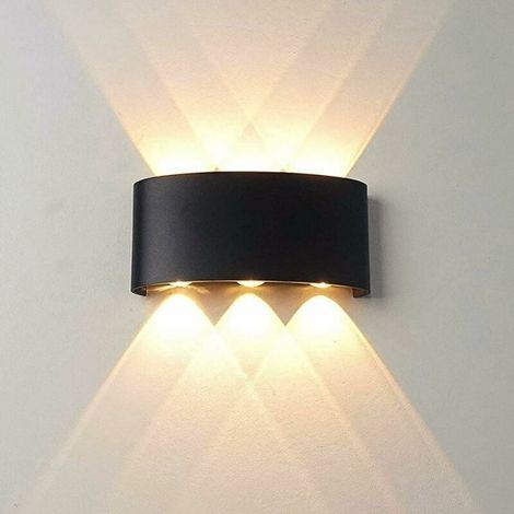 Applique Murale LED - 6 W - 17 x 8 x 4 cm - Aluminium - IP65 - Intérieur Extérieur - 1 Pièce (1/5)
