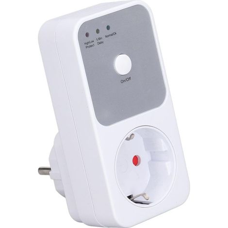 Protecteur De Tension Stabilisateur Plage 175 À 260 V Délai 5 À 6 Minutes Avec Prise UE 230 V Pour Appareils Électroménagers Équipement Électrique (1/5)