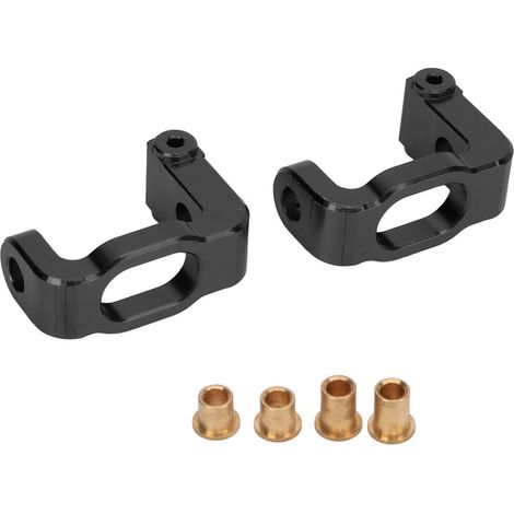 Vorderradnabenhalterung aus Aluminiumlegierung für LC Racing PTG-2 1/10 RC-Car (schwarz) (1/5)