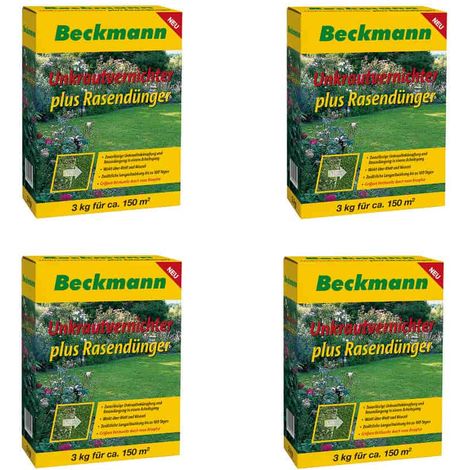 Rasendünger mit Unkrautvernichter 12kg, Langzeitwirkung für 600m², Granulat (1/2)