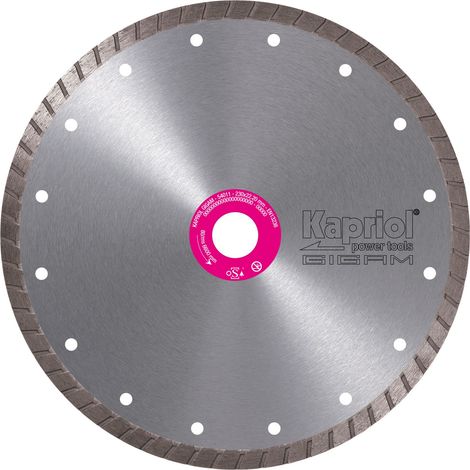 Disco diamantato a corona continua per mattoni/cemento/pietre - 230 mm - 54011 TURBO