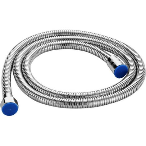 Flexible de douche inoxydable renforcé 1,5 m anti-éclatement embout cuivre super renforcé salle de bain (1/5)
