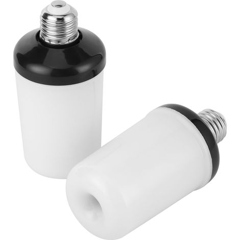 Lot de 2 lampes à flamme simulée 99 LED avec capteur de gravité pour décoration de fêtes et festivals 85-265 V (1/5)