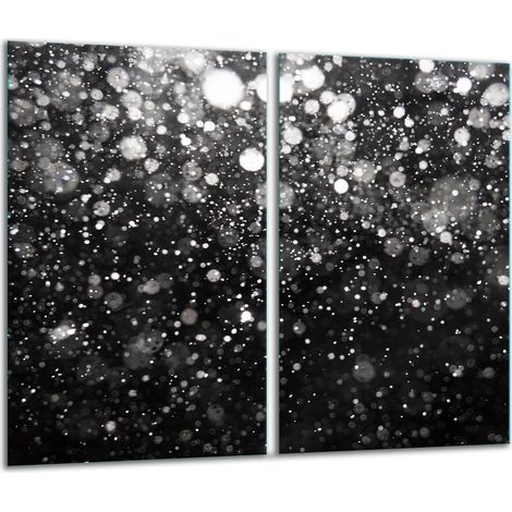Tagliere in vetro 2x 30x52 nero (1/5)