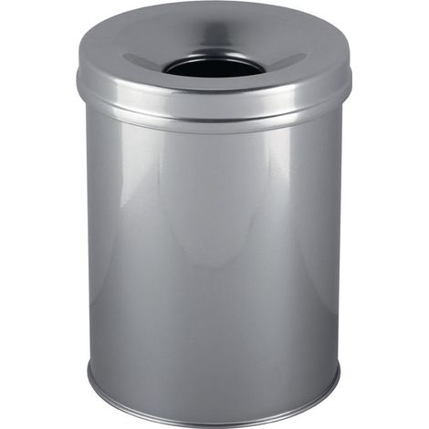Corbeille à papier Durable 330523 15 l (Ø x H) 260 mm x 357 mm acier argent 1 pc(s) Q657862 (1/4)