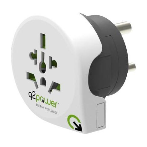 Q2 Power 1.100240 Reiseadapter Welt nach Indien