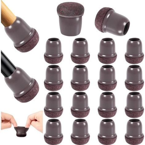 16 Protege Pied de Chaise, Protection Pied de Chaise Silicone, Petit Patin de Chaise Protecteurs, Silicone Chaise Casquettes Pieds, Embout de Chaise
