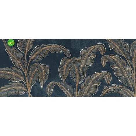 Canvas Brillant Lupia Large Leaves 52x122cm