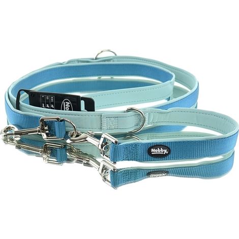Nobby® Hunde Führleine Classic Preno Hellblau 2 Meter Größe M - L (1/2)