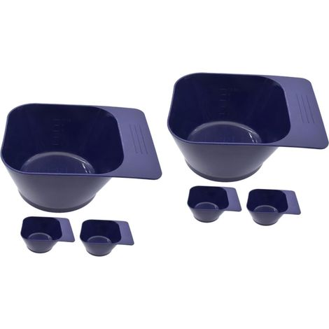 2 Ensembles Bols De Mélange De Capillaire Pour Salon De Bols Pratiques Pour Teindre 3 Pièces  2